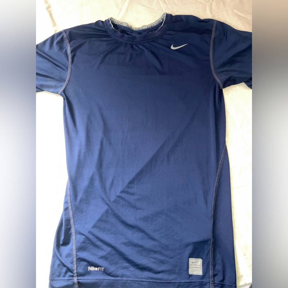 Men’s Blue Nike Dri-Fit Polyester Tee
